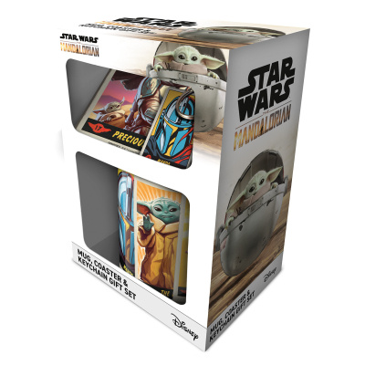 Star Wars Dárkový set - Mandalorian (hrnek + klíčenka)