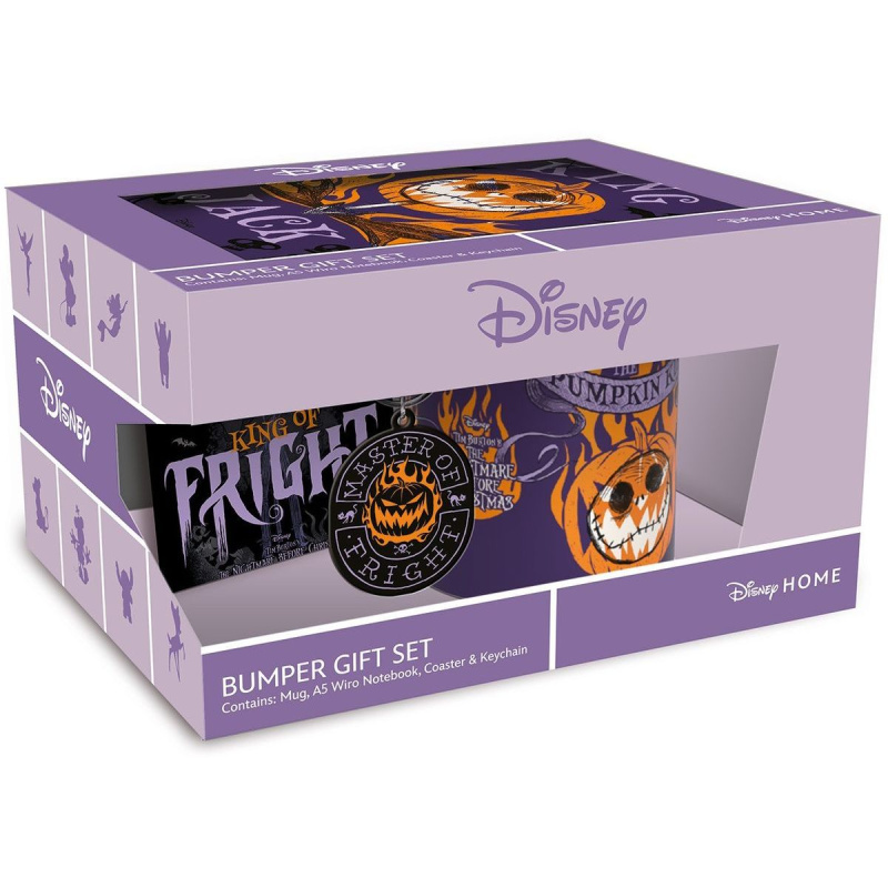 Dárkový set Nightmare Before Christmas (blok, hrnek, podtácek, klíčenka)