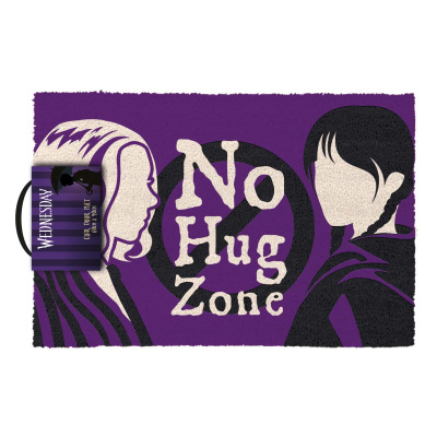 CurePink Wednesday No Hug Zone fialová GP86603 60 x 40 cm