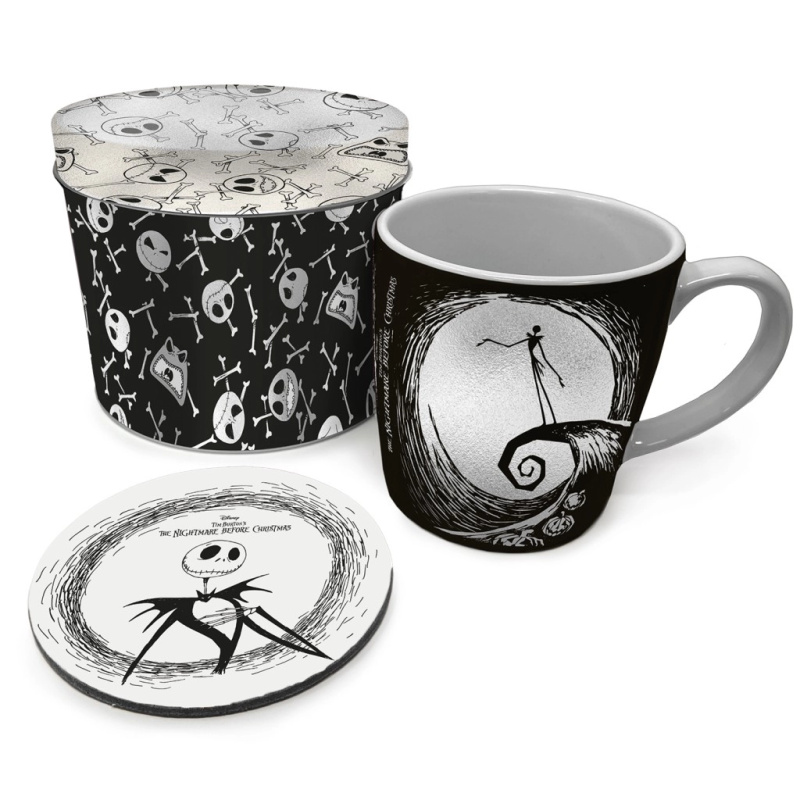 The Nightmare before Christmas Dárkový set (hrnek + podtácek + plechovka)