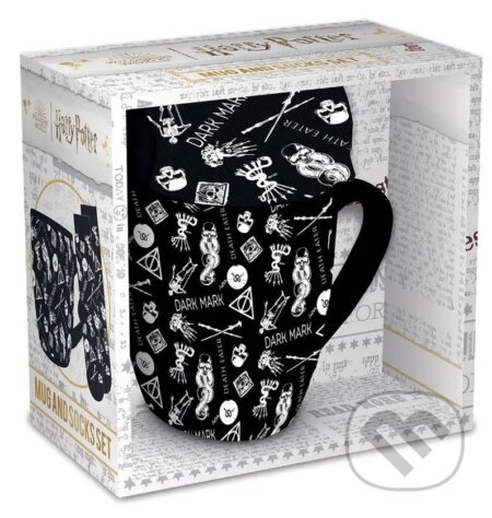 Pyramid International Dárková sada Harry Potter Černá magie a ponožky 300 ml