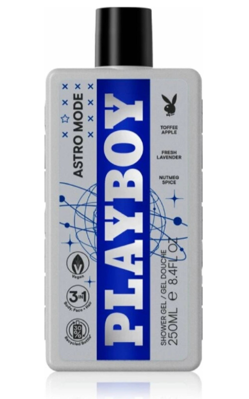 Playboy Astro Mode sprchový gel 3 v 1 pro muže 250 ml