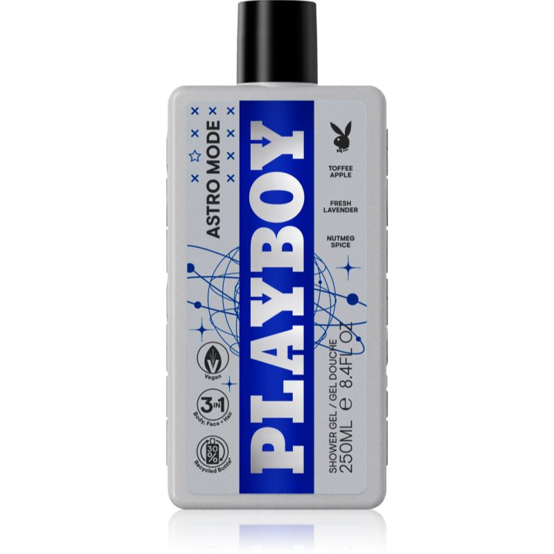 Playboy Astro Mode sprchový gel 3 v 1 pro muže 250 ml