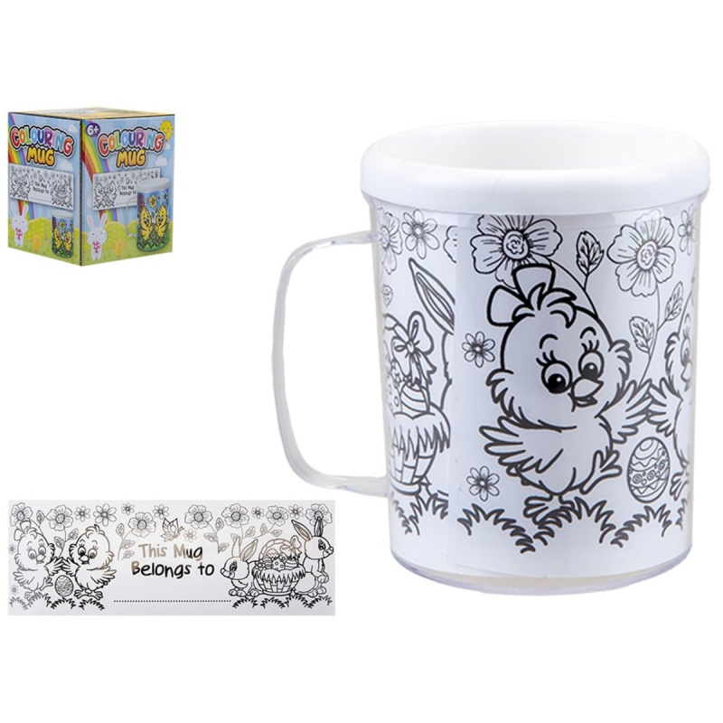 PMS Kreativní sada Vybarvi si svůj hrníček – jaro