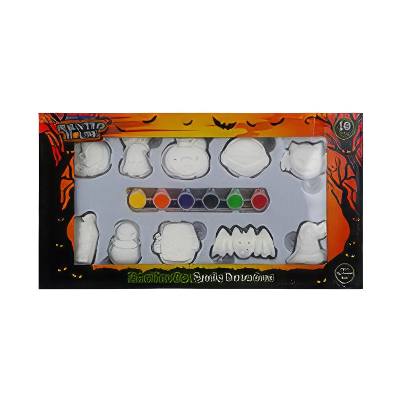 PMS Kreativní sada vymaluj si vlastní dekorace Halloween (10 ks)
