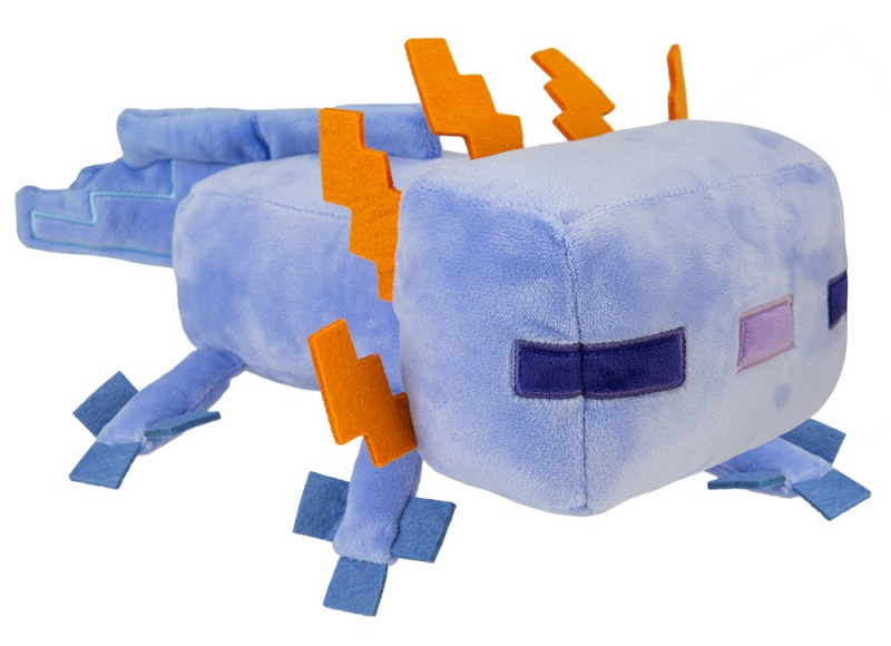 Minecraft plyš Axolotl modrý 28 cm, Wiky, W060618