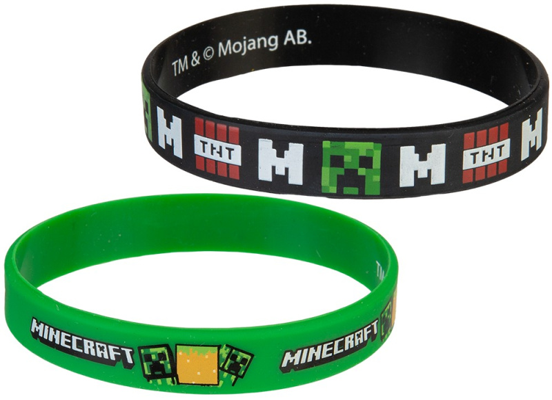 Minecraft silikonový náramek - 1 kus