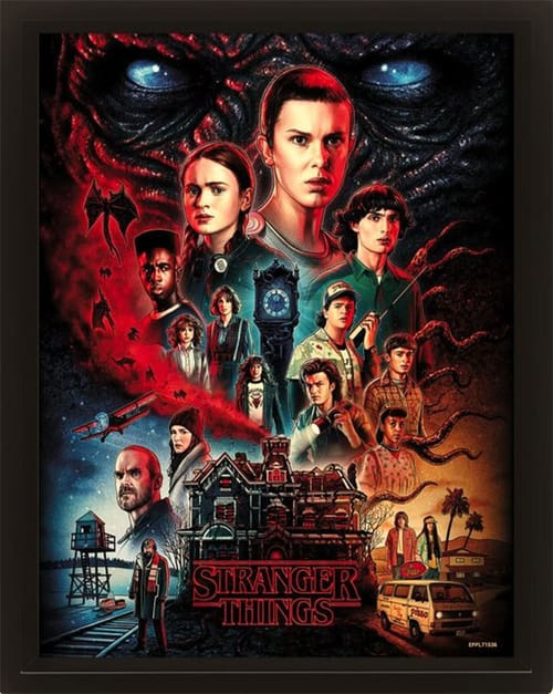 3D obraz Stranger Things Vecna