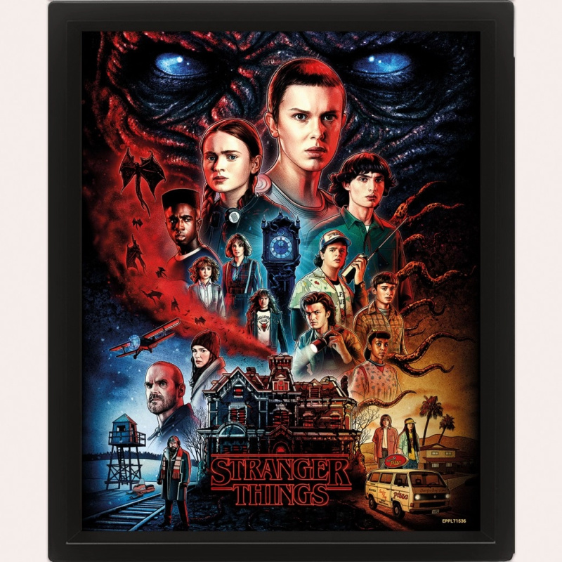 3D obraz Stranger Things Vecna