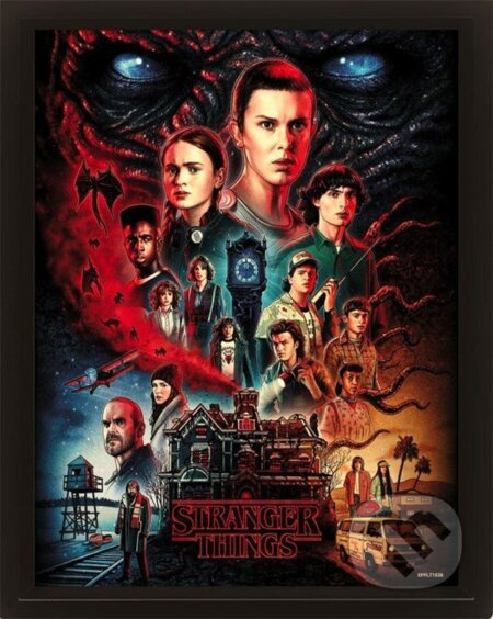 3D obraz Stranger Things Vecna