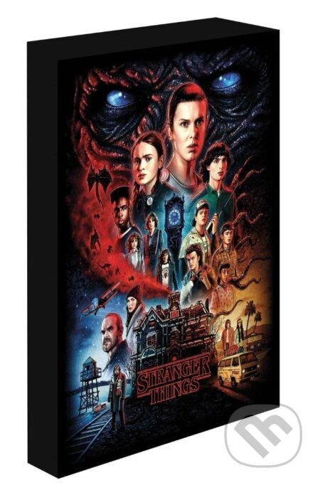 Obraz LED svítící 30x40 cm, Stranger Things