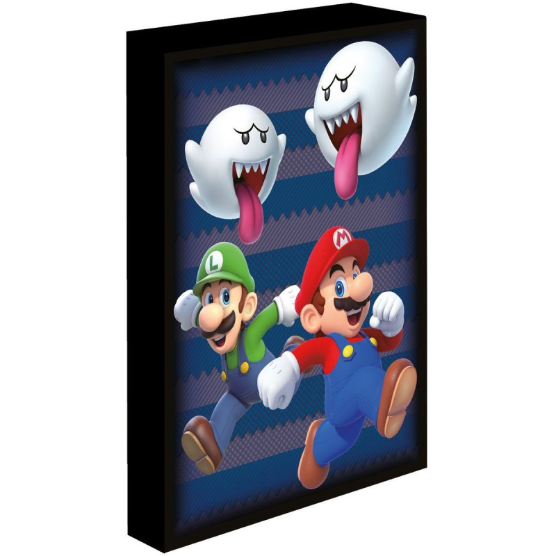 Obraz LED svítící Super Mario, 30x40 cm