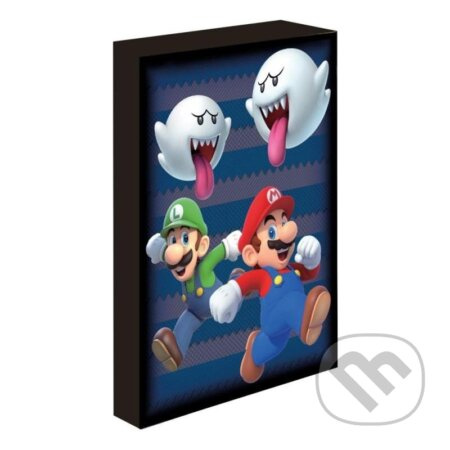 Obraz LED svítící Super Mario, 30x40 cm