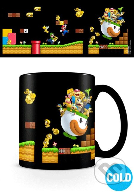 Hrnek měnící Super Mario (Gold coin rush), 315 ml