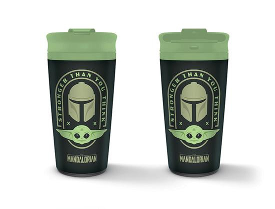 Pyramid International Cestovní hrnek Star Wars Mandalorian Stronger Than You Think 450 ml