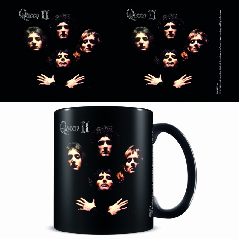Keramický hrnek Queen Queen II černý MGB26314 315 ml