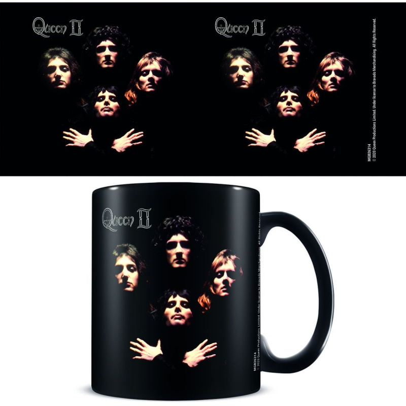Keramický hrnek Queen Queen II černý MGB26314 315 ml