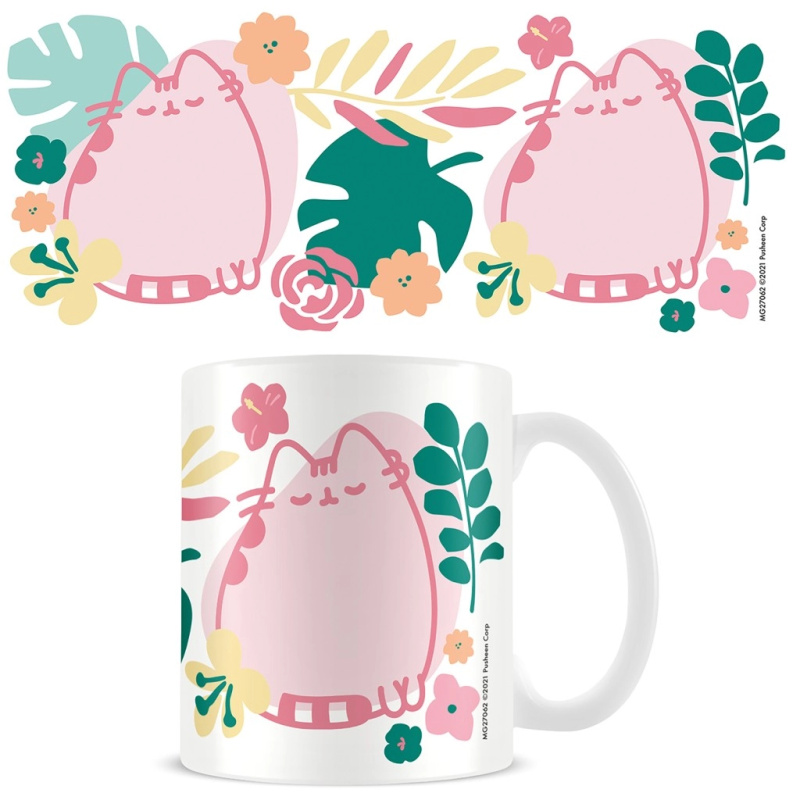 CurePink Keramický hrnek Pusheen Tropical 315 ml