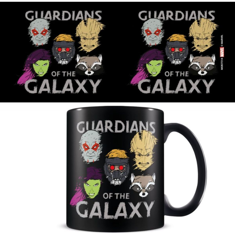 STOR Hrnek Strážci Galaxie Sketched Faces 315ml EPEE Merch