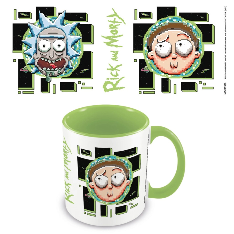 EPEE Merch Pyramid Rick And Morty Hrnek Pixel Breakou 315 ml
