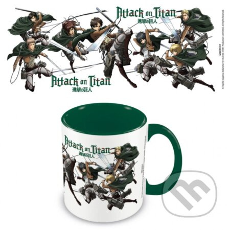EPEE Merch Pyramid Attack on Titan Hrnek Characters 315 ml