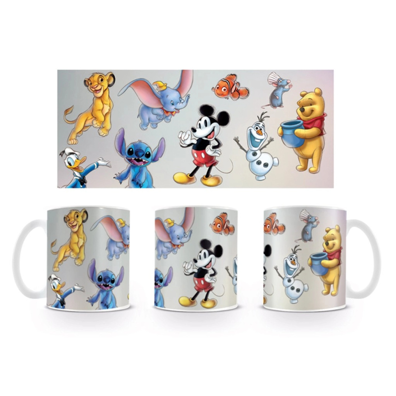 Pyramid Disney postavy bílá 315 ml