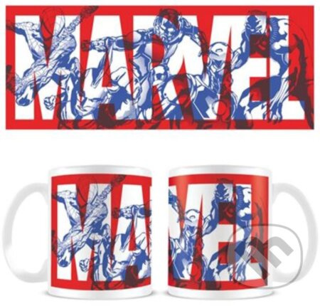 Keramický hrnček Marvel - Avengers: Ikony hrdinov logo