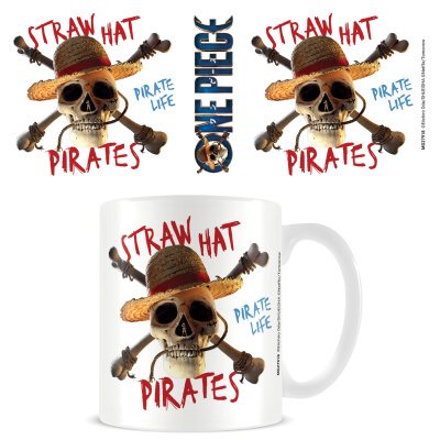 Keramický hrnek ONE PIECE Straw Hat Pirate Emblem 325 ml