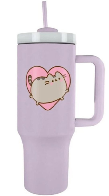 Pusheen cestovní hrnek s brčkem 1150 ml