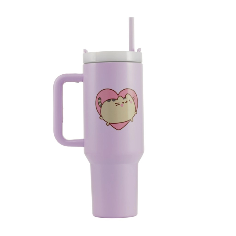 Pusheen cestovní hrnek s brčkem 1150 ml