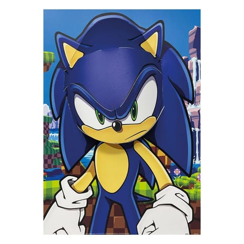 Plagát 3D - Ježko Sonic