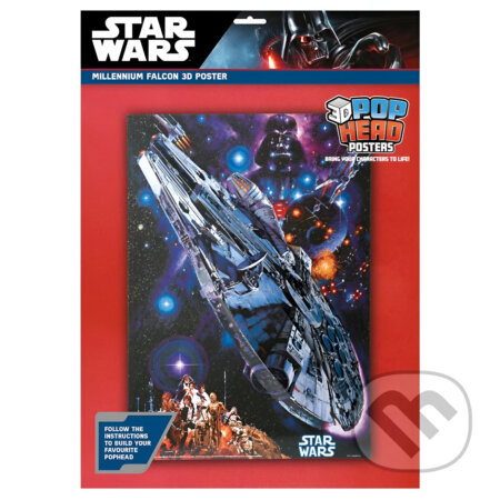 Plagát 3D - Star Wars: Millennium Falcon