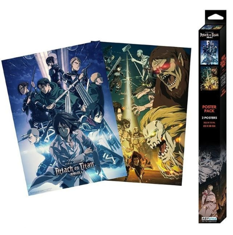 ABYstyle Plakát Attack on Titan - Season 4 (2 plakáty)