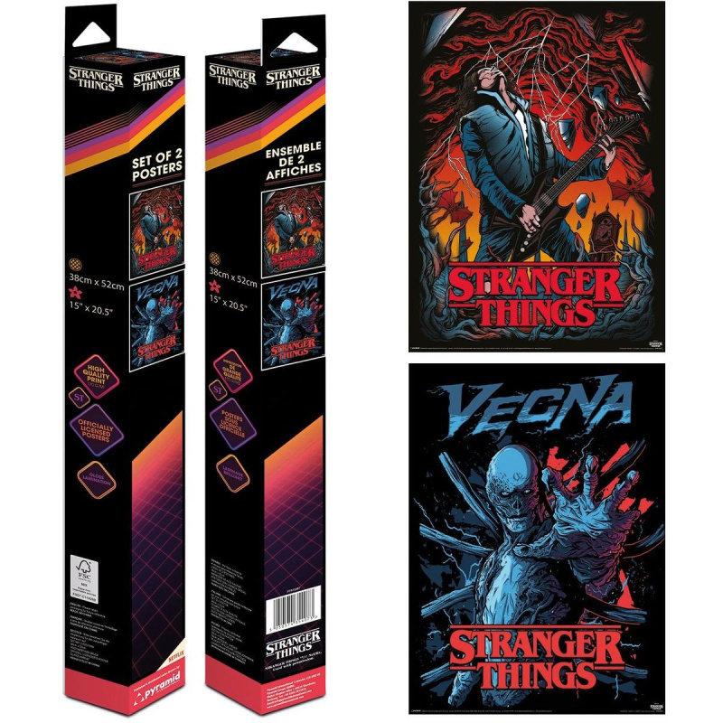 Stranger Things set plakátů 2ks