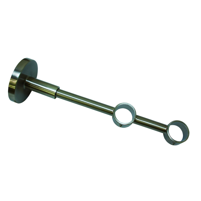 Gardinia Dvojitý nosič Chicago uzavřený vzhled ušlechtilé oceli 12 cm x 6 cm