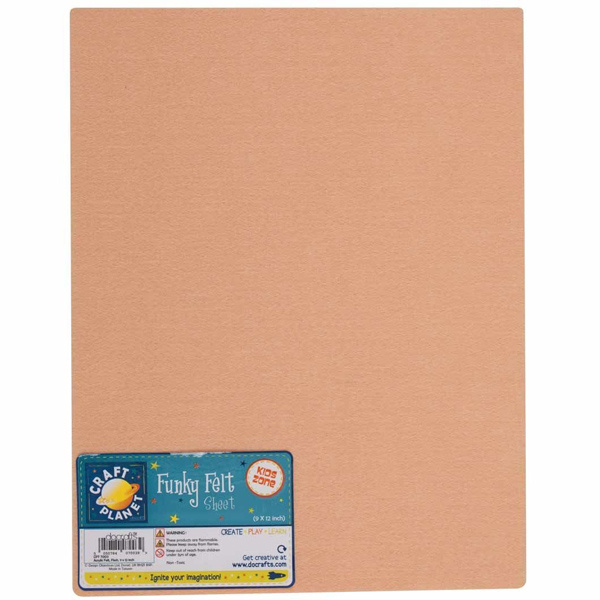 Filc 1,5mm 22x30cm (1ks) tělový