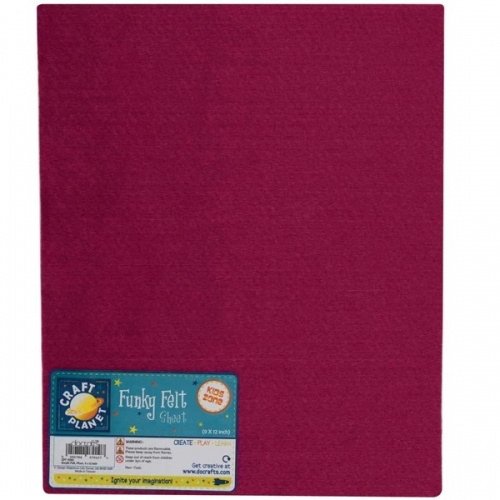 Filc 1,5mm 22x30cm (1ks) švestkový