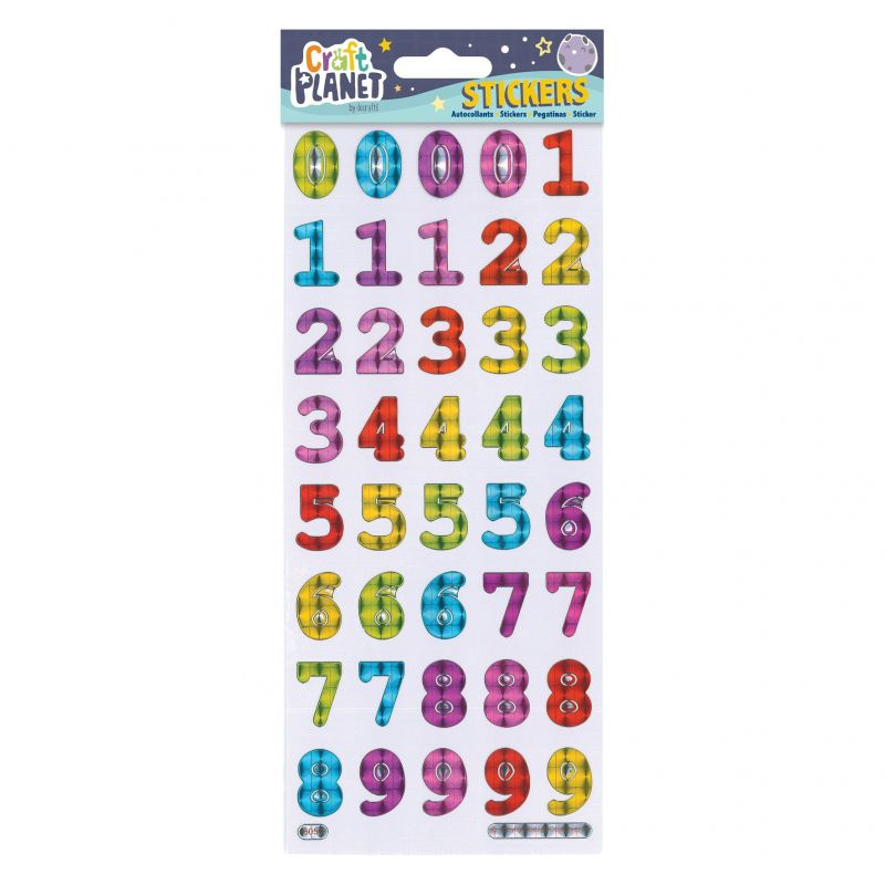 Samolepky 10x23cm Reflexní čísla