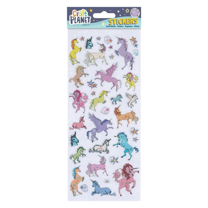 Samolepky 10x23cm Jednorožec