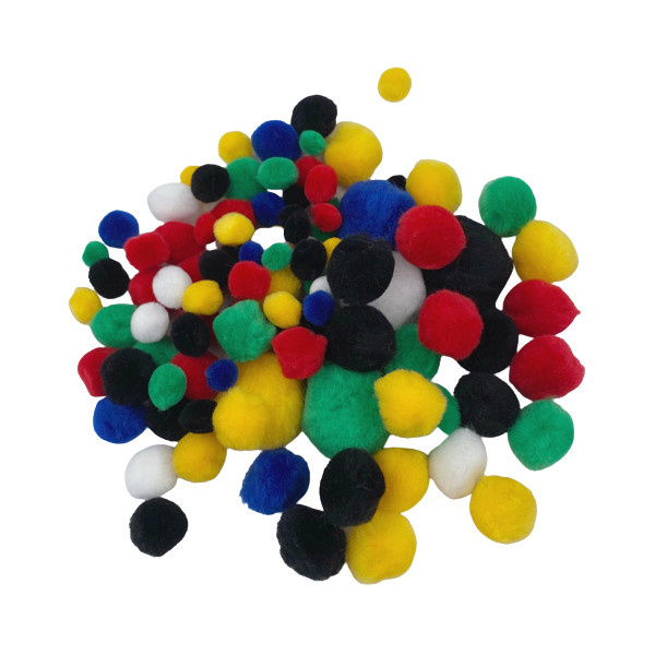 Bambulky mix základních barev a velikostí (100ks)