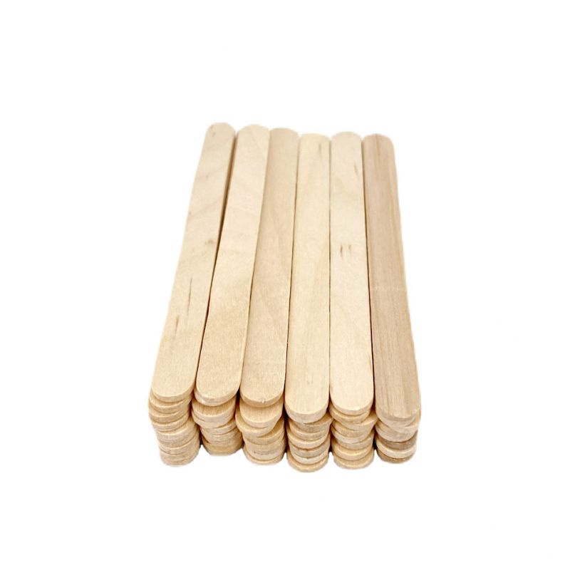 Špachtle dřevěné přírodní - dřívka 11,5x1cm (50ks)