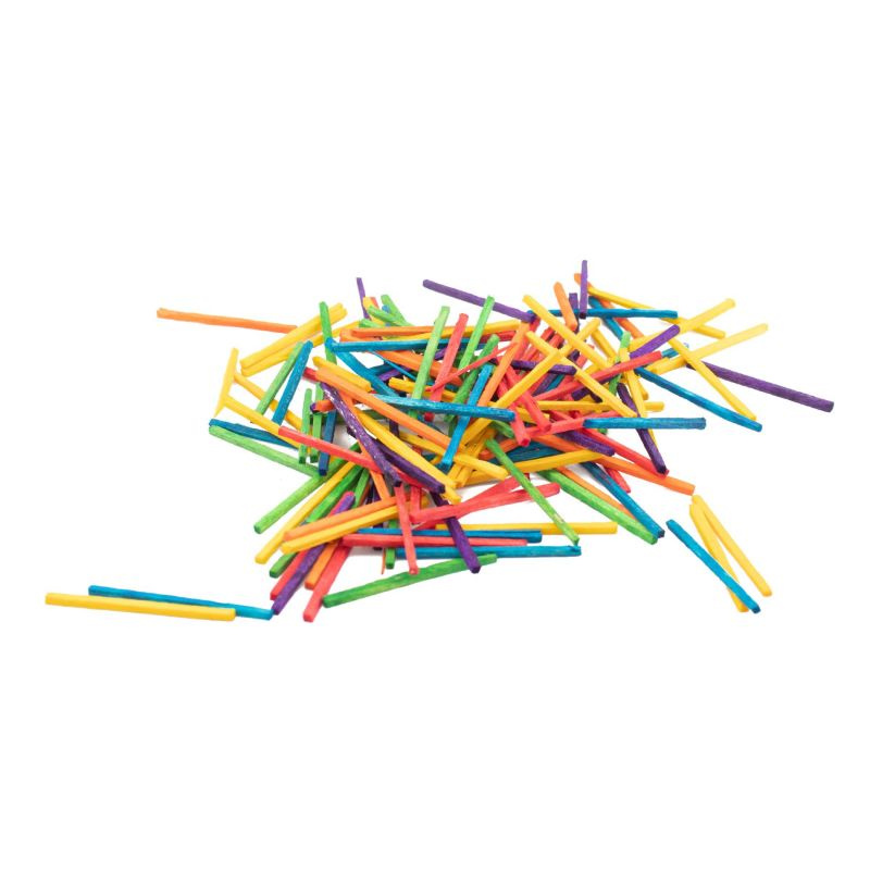 Sirky bez hlaviček barevné - dřevěné dekorace (500ks)