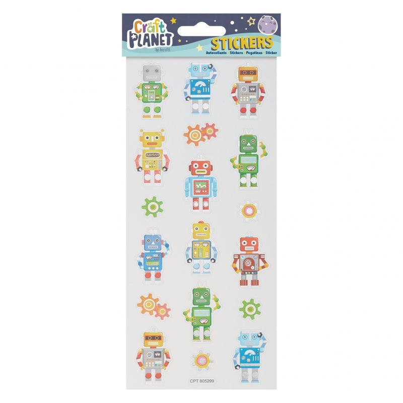 Samolepky 10x23cm - Roboti