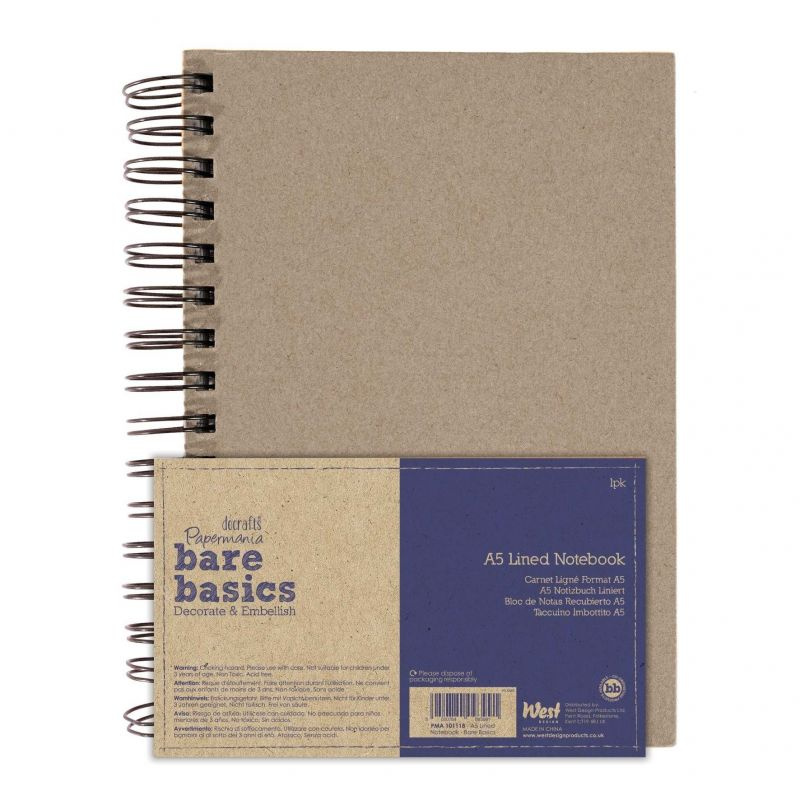 Sešit linkovaný s kroužkovou vazbou (120g/m2, 80 listů) A5