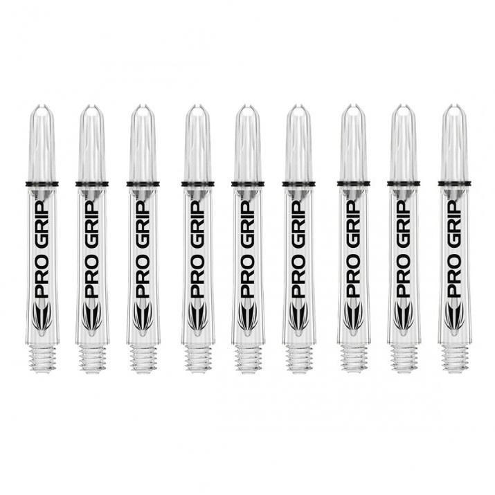 Násadky Target Pro Grip Spin Clear Short 3x3ks