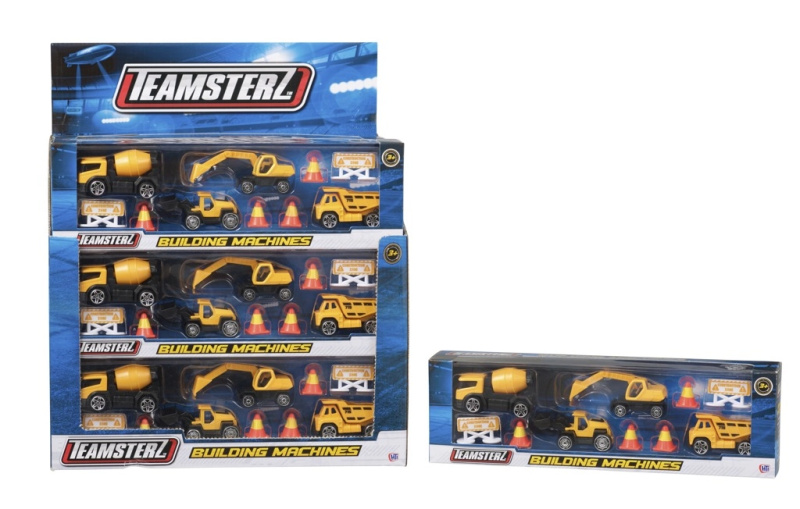 All4toys Teamsterz konstrukční mini set se stavebními stroji