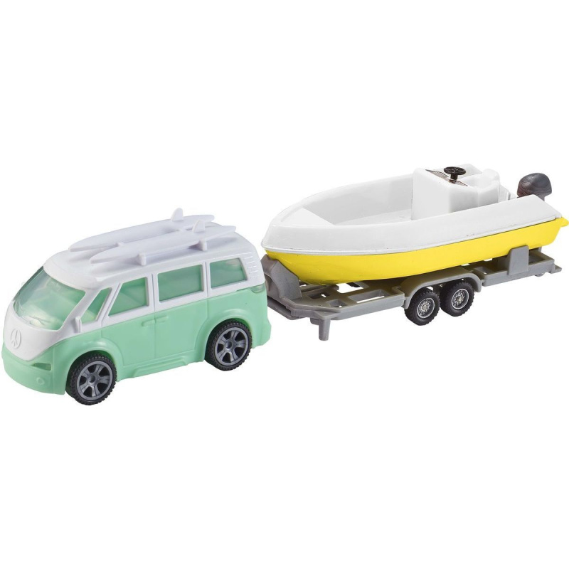 Alltoys Teamsterz karavan s přívěsem a lodí