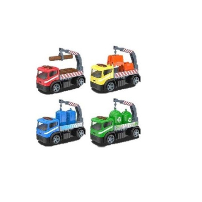 Teamsterz stavební stroj City Loader – kovový model pracovního vozidla 10 cm