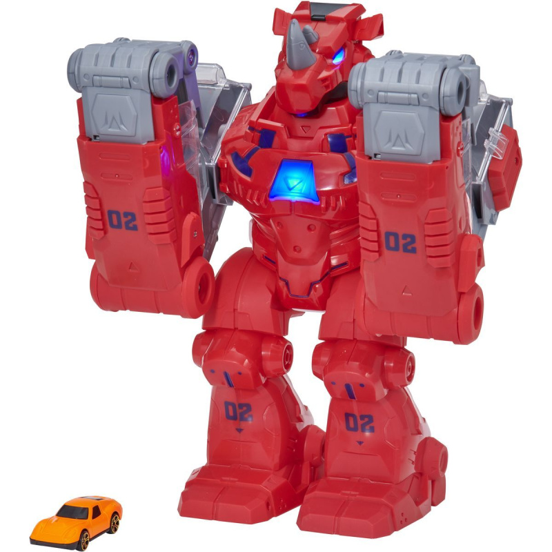 Teamsterz Robo Wreckerz Rhino Slam s autíčkem