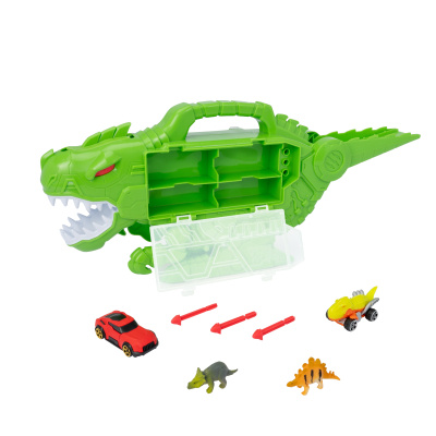 Teamsterz Beast Machines dinosaurus s 4 doplňky – úložný set pro autíčka a akční hru